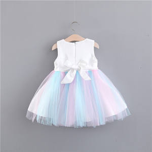 Robes de soirée pour filles, style princesse, motifs floraux, crochet, pour bébés, pour fêtes d'anniversaire, boutique d'été - Product Image 4