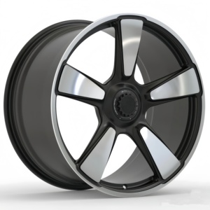 ล้ออัลลอยด์ WX Custom Forged แบบ 5 ก้าน 4 รู 6 รู ขนาด 18 21 นิ้ว เข้ารูปพอดีสำหรับรถ Porsche และ <span class=keywords><strong>Ferrari</strong></span> รถสปอร์ต ทำจากอะลูมิเนียม - Product Image 3