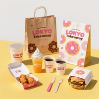 LOKYO Vente en gros Gobelets transparents en plastique PET pour yaourt et café 16 oz 12 oz Logo personnalisé pour personnalisation