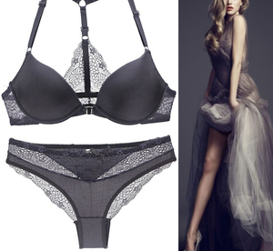 Reggiseno e mutandine Sexy da donna <span class=keywords><strong>con</strong></span> reggiseno a rete aperto di nuovo stile Sexy Set di mutandine del reggiseno - Product Image 6