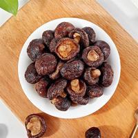 Camilan Sehat Teknologi VF Keripik Jamur Shiitake Keripik Jamur Renyah Tanpa Bahan Tambahan Tinggi Serat Camilan Sayuran Vegan
