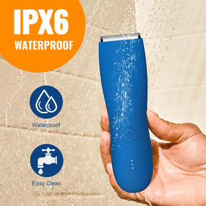 Rasoir Électrique en Céramique Personnalisé, Étanche, Rechargeable par USB, Lavable, pour Hommes, <span class=keywords><strong>Tondeuse</strong></span> Corporelle Sans Fil 60 Minutes - Product Image 2