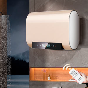 <span class=keywords><strong>Chauffe</strong></span>-<span class=keywords><strong>eau</strong></span> électrique mural intelligent 50L avec Wi-Fi, programmation, affichage LED, réservoir chauffant pour usage domestique, camping-car, hôtel, version anglaise, norme UE - Product Image 1