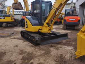 Precios baratos Excavadoras usadas Komatsu usado de segunda mano, excavadora barata con motor de segunda mano, excavadora de orugas de 2. ª mano, de 2. ª generación, de 2. ª clase - Product Image 5