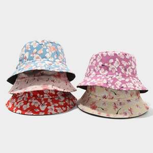 Sombrero de Pescador Reversible para Mujer, Diseño Personalizado con Estampado de Flores y Grafiti, Sombrero de Pescador para Exteriores - Product Image 2