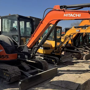 Mini-excavatrice d'occasion Hitachi ZX55 ZX50U du Japon, petite pelle de 5-6 tonnes, modèles ZX55 ZX50 ZX60 pour la construction - Product Image 1