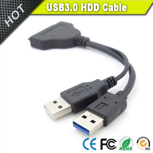 Disque dur 50CM SATA 22Pin (7Pin + 15Pin) vers adaptateur de câble de données d'alimentation <span class=keywords><strong>ESATA</strong></span> <span class=keywords><strong>USB</strong></span> 2.0 pour disque dur 2.5" - Product Image 4