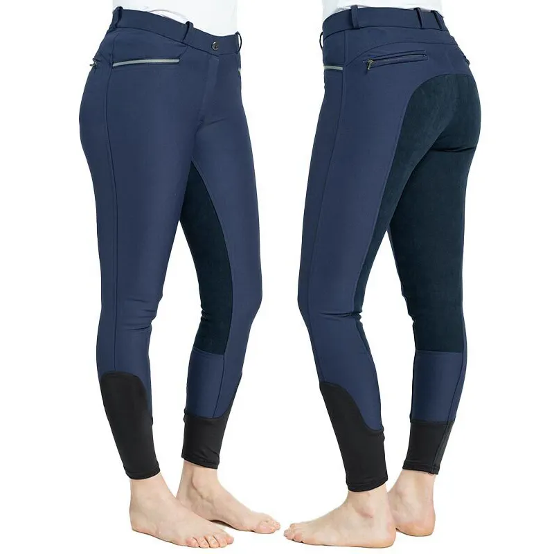 Four-way Stretch with full seat Silicone Printing Leggings Horse Riding Breeches Silicone Grip Jodhpurs Coolmax