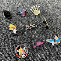 Pin Topi Kartun Terlaris Baru, Klip Topi Enamel Lunak, Pin Lencana Logam Logo Tim Baseball Dengan Rhinestone dan Glitter