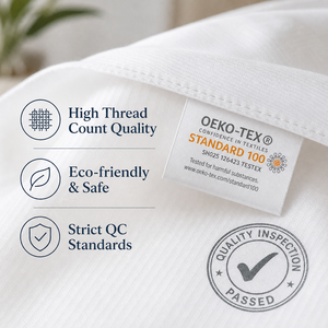 <span class=keywords><strong>Set</strong></span> di Biancheria da Letto di Lusso per Hotel in <span class=keywords><strong>Cotone</strong></span> <span class=keywords><strong>100</strong></span>% all'Ingrosso - Product Image 5