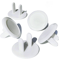 Cache-prise de sécurité pour enfant Gaixie Factory ABS, type rond, 2 broches, pour prises électriques françaises, protection de chargeur, Guangxi