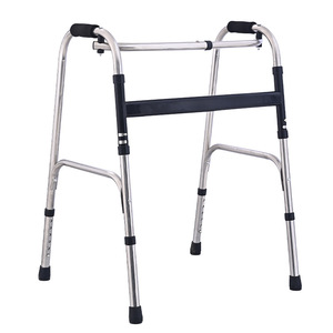 Déambulateur pliable en acier inoxydable An Yuda, léger, à quatre roues, pour patients postopératoires - Product Image 1