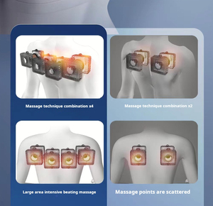 Precio barato de fábrica, masajeador de cuello con calor para espalda, hombros, pies, piernas, alivio del dolor muscular, masajeador de cuello portátil, chal - Product Image 5
