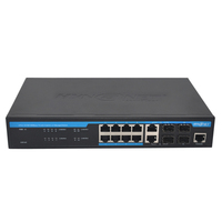 19 "en rack Montaje 16x10/100M + 2G Combo Web-Conmutador PoE inteligente