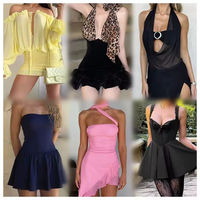 Vêtements en gros mixtes de haute qualité, neufs, pour femmes, robes sexy grandes tailles, fournisseur de vêtements en stock