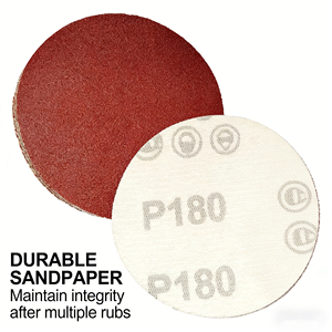 Red High Sanding Discs 125mm | 5-inch PSA Hook Loop | Silicon Carbide Grit P60-P800 | OEM/ODM | 3-Year Warranty | for - Product Image 2