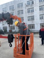 Grue araignée télescopique portable ZMT P-925, pliable, avec stabilisateurs, sur chenilles, mini-grue hydraulique mobile, alimentée au diesel, capacité de levage de 30,5 m