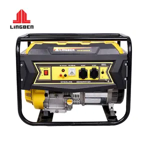 LINGBEN LB9000 7kw 7000w 7kva 7.5kw Gasoline Generator with Air-Cooled Single Cylinder Four-Stroke OHV