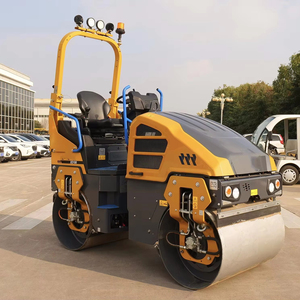 מכונות כביש 2 טון 2.6 טון מיני גלגל פלדה כפול xd100 2 טון קטן תוף רולר כביש קטן למכירה - Product Image 1