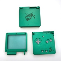 Coque de protection complète pour GBA SP Gameboy Advance SP avec lentille, nouvelle coque verte Rayquaza