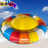 Bateau banane gonflable commercial U-Rides WG-106 en PVC, tube de ski nautique, capacité de 100 à 500 kg pour 5 à 10 passagers, certifié CE