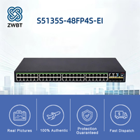 Commutateur Ethernet H3C S5135S-48FP4S-EI 52 ports 10/100/1000 Mbps avec prise en charge POE, SNMP, QoS, VLAN, empilable, LACP, capacité 672 Gbit/s, en stock