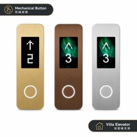 Ascenseur de villa moderne LOP, cabine en acier inoxydable, panneau de commande, ascenseur domestique