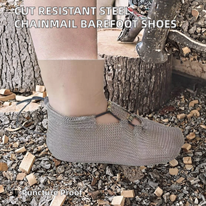 Calzini Antitaglio Leggeri Impermeabili per Protezione Piedi, <span class=keywords><strong>Scarpe</strong></span> Barefoot per Boscaioli, Subacquei, Escursionismo e Trekking - Product Image 3