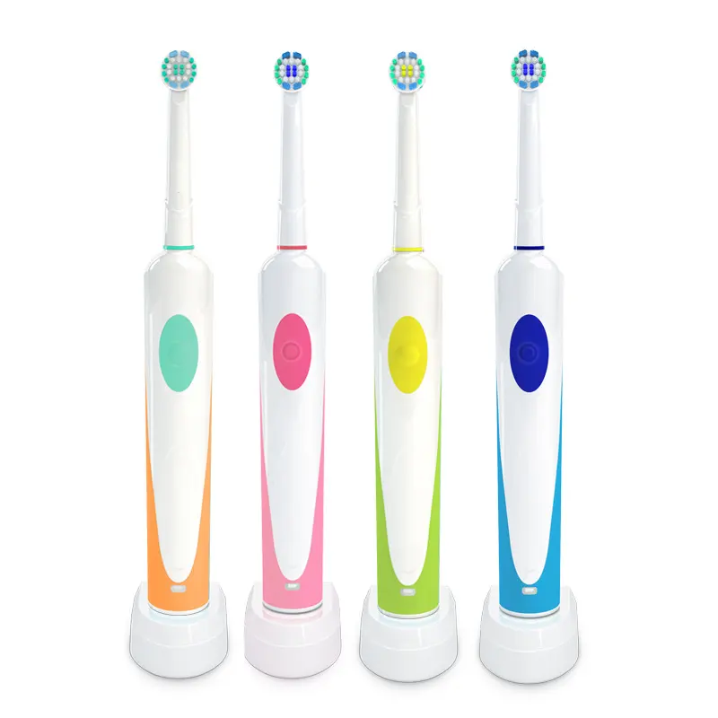 Amazon Hot Ultrasonic Rechargeable Rotary Toothbrush Oral Care Sonic Electric Rotating Toothbrush For Wholesale