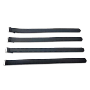 <span class=keywords><strong>Correa</strong></span> Multifuncional de 20 mm de Ancho con Gancho y Bucle Resistente al Desgaste, con Hebilla Metálica, Cuero PU para Zapatos y Bolsos, Adhesivo de una Cara - Product Image 2