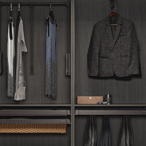 Organizador de ropa, estante de almacenamiento tipo gancho colgante para bufandas y cinturones, accesorio para guardarropa que ahorra espacio - Product Image 3