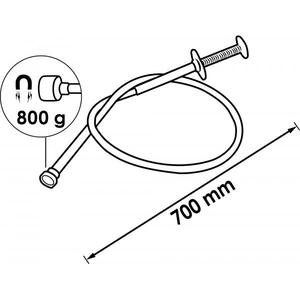 VIGOR - V1764 Outil de ramassage avec griffes et aimant, flexible 700mm - EAN 4047728017640 WIRE PULLERS ET ACCESSOIRES - Product Image 2