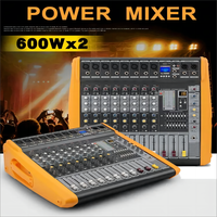 Mélangeur audio professionnel PM8 à huit canaux pour console de mixage karaoké Dj