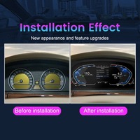 Panel Instrumen Digital LCD Speedometer Sistem CCC BMW Seri 7 E65 E66 12,3 inci 2001-2008