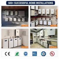 Batería de Litio Solar Lifepo4 de 48V 51.2V 200Ah 10Kwh 15Kwh 20Kwh 30Kwh para Panel Solar, Montada en Pared