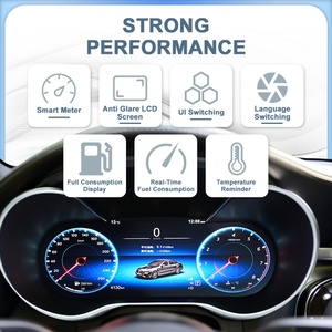 NaviHua 12.3Inch LCD Dashboard Screen <b>Speedometer</b> Instrument Upgrade Smart Cluster <b>for</b> Mercedes Benz GLC C-Class C Class NGT5.0 - Product Image 5