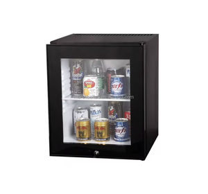 Mini Refrigeradores al por Mayor para el Hogar, 30L 40L, Logotipo Personalizado, Puerta de Vidrio, Precio de Fábrica para Hoteles - Product Image 2