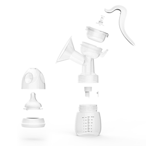 Tiralatte Manuale <span class=keywords><strong>in</strong></span> Silicone Portatile di Alta Qualità OEM con 3 Livelli Regolabili per l'<span class=keywords><strong>Allattamento</strong></span> al Seno - Product Image 4