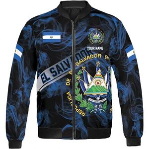 Factory OEM 100% Polyester Fabric Fashion Windproof Bomber Causal <b>Slim</b> <b>Fit</b> Baseball <b>Jacket</b> - Product Image 2
