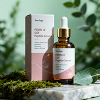 Sérum Peptidique Naturel Premium Doux pour le Visage, Hydratant et Repulpant, Réduit les Rides, à l'ADN de Saumon PDRN EGF, Fournitures Professionnelles pour Salons