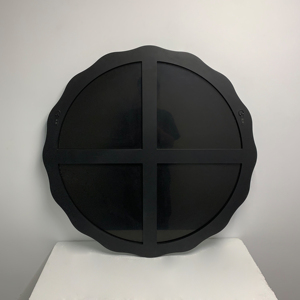 Phong cách hiện đại trang trí nội thất không thể phá vỡ Vòng tường gương lượn sóng cạnh vòng tròn lớn sàn gương cho phòng khách và phòng tắm - Product Image 6