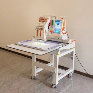 Nouvelle machine à broder automatique à tête unique 12 aiguilles informatisée avec moteur, zone de travail 400x500mm pour la broderie de logos sur vêtements - Product Image 6
