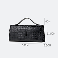 Sacs bandoulière messager personnalisés OEM ODM 2026, sacs à main de luxe en cuir végétalien à motif crocodile pour femmes