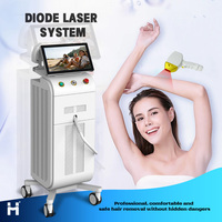 Mesin Penghilang Bulu Laser Diode 2026 Terbaru AI Hair Analysis Ice Platinum Titanium dengan Spot yang Dapat Diganti 755nm 808nm 940nm 1064nm