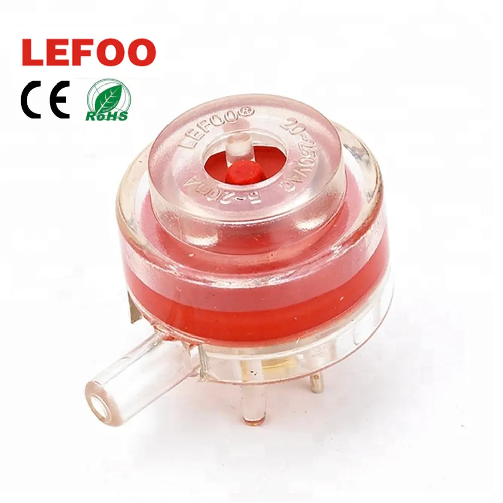 LEFOO LFS-01 interruptor de presión diferencial ajustable para monitoreo de presión de aire, Mini interruptor de control de presión de aspiradora