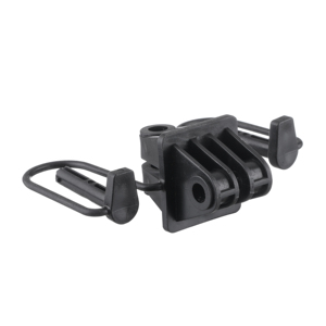 Aislador de doble cara Pinlock para cercas eléctricas, soporte para cuerda de polietileno de 5 mm y 4 mm, aisladores de plástico resistentes a los rayos UV para postes de madera - Product Image 5