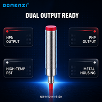 Capteur de proximité inductif Domenzi M12 résistant à la chaleur, haute température, pour l'automatisation et la protection, 4 mm PNP NO 120 ℃