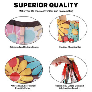 Usine certifiée BSCI, <span class=keywords><strong>sac</strong></span> de shopping pliable en polyester RPET écologique de haute qualité, personnalisable, pour un usage quotidien, cadeaux - Product Image 6
