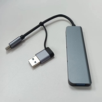 Alliage d'aluminium vendu en usine 4IN1 USB3.0 et TYPE-CTO USB3.0 HUB Station d'accueil