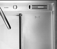 Évier de cuisine multifonction en acier inoxydable poli 304, cuve unique, fait main, avec robinet argenté-blanc et épurateur, design moderne, garantie 2 ans